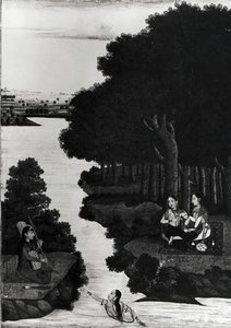 Femmes dans un paysage - Indian School